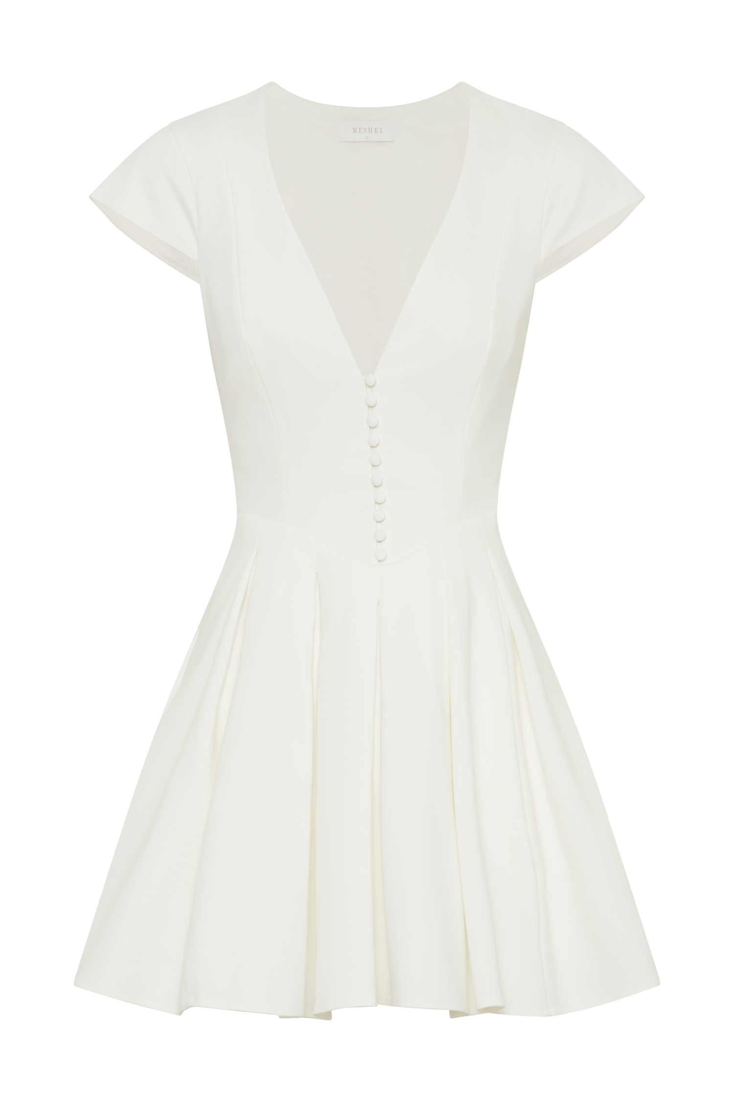 White transparent 2024 sleeve Party dress