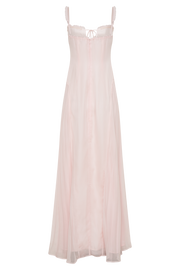 Saira Chiffon Maxi Dress - Powder Pink