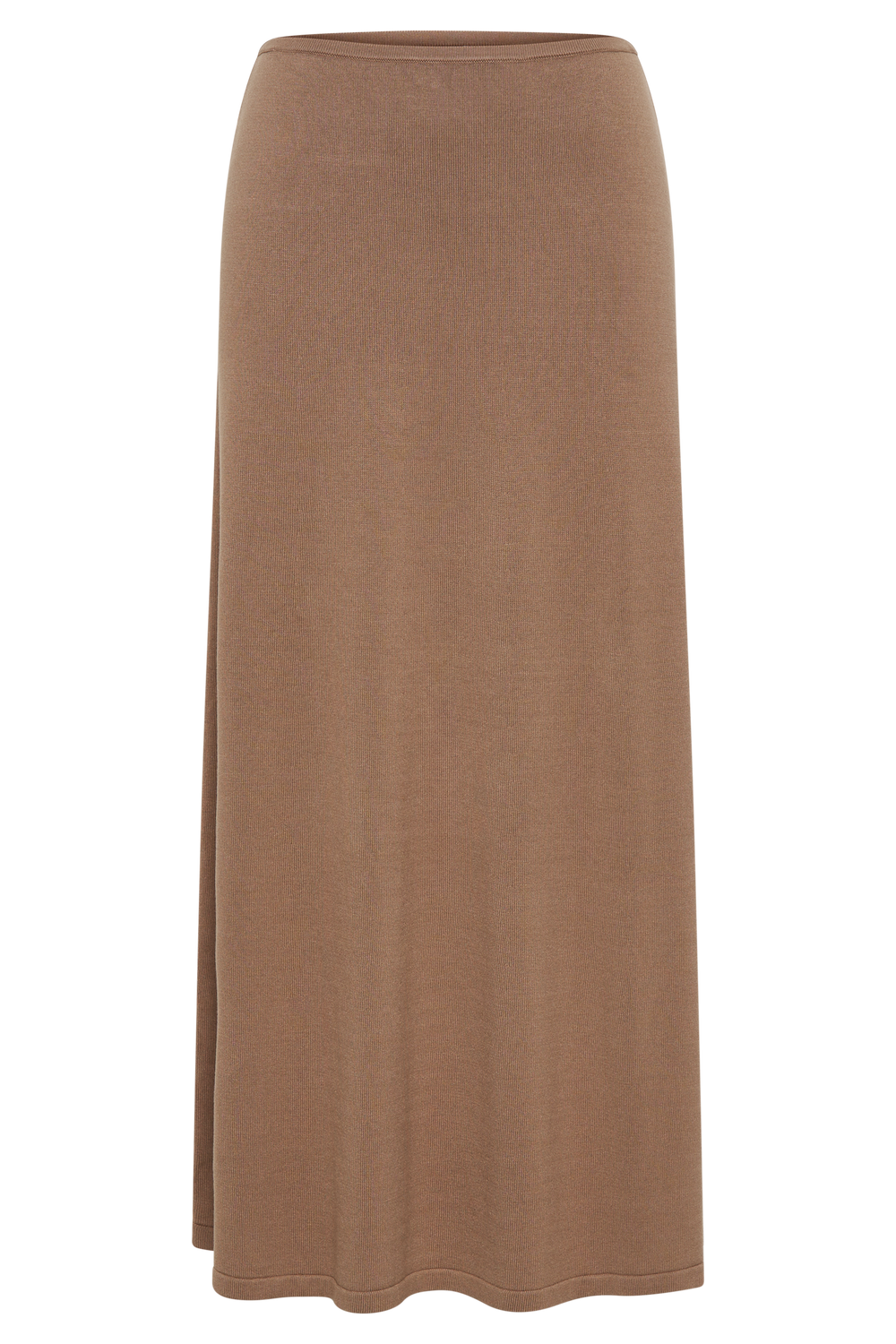 Diedre A-Line Knit Maxi Skirt - Pecan