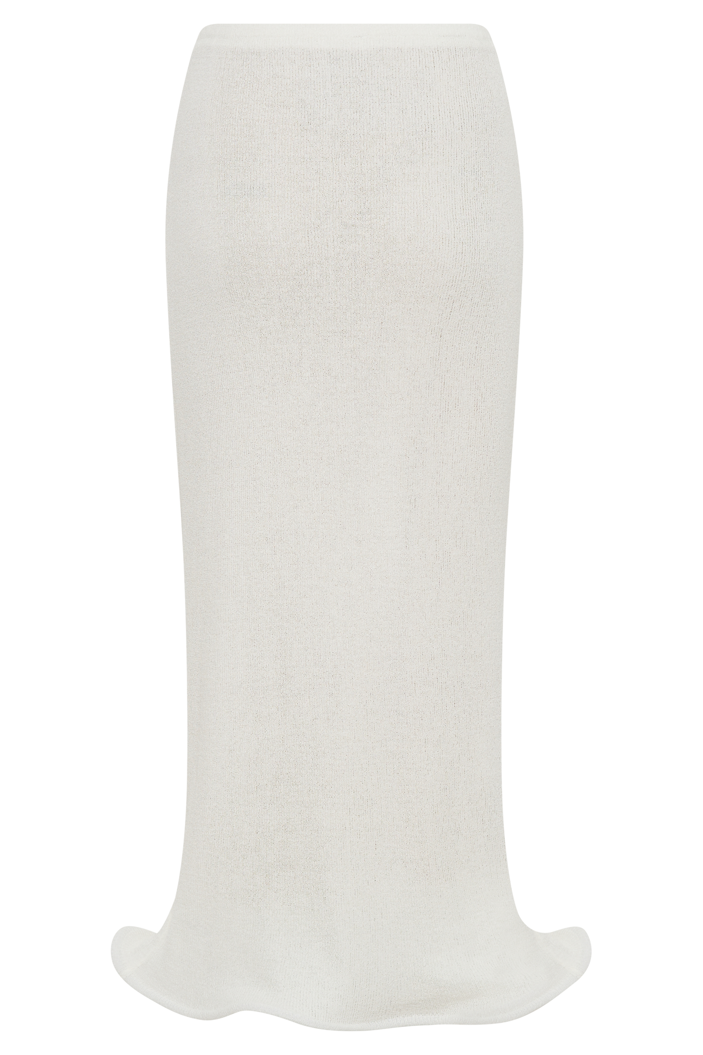 Gigi Knit Midi Skirt - Ivory