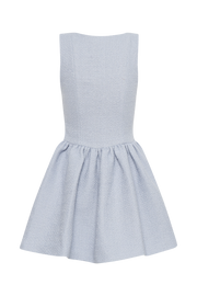 Jennifer Boucle Mini Dress - Sky Blue