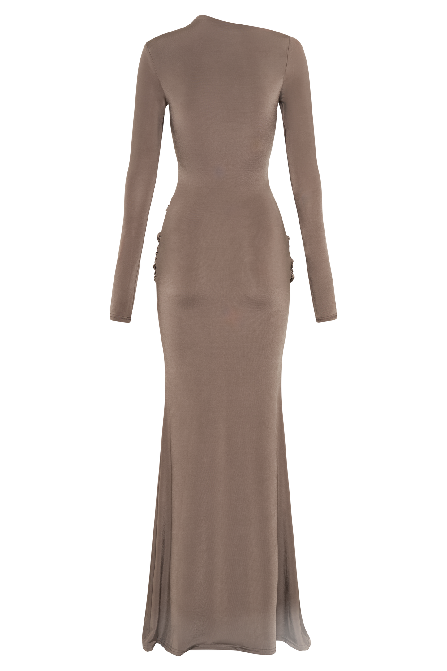 Halcyon Long Sleeve Slinky Maxi Dress - Coco