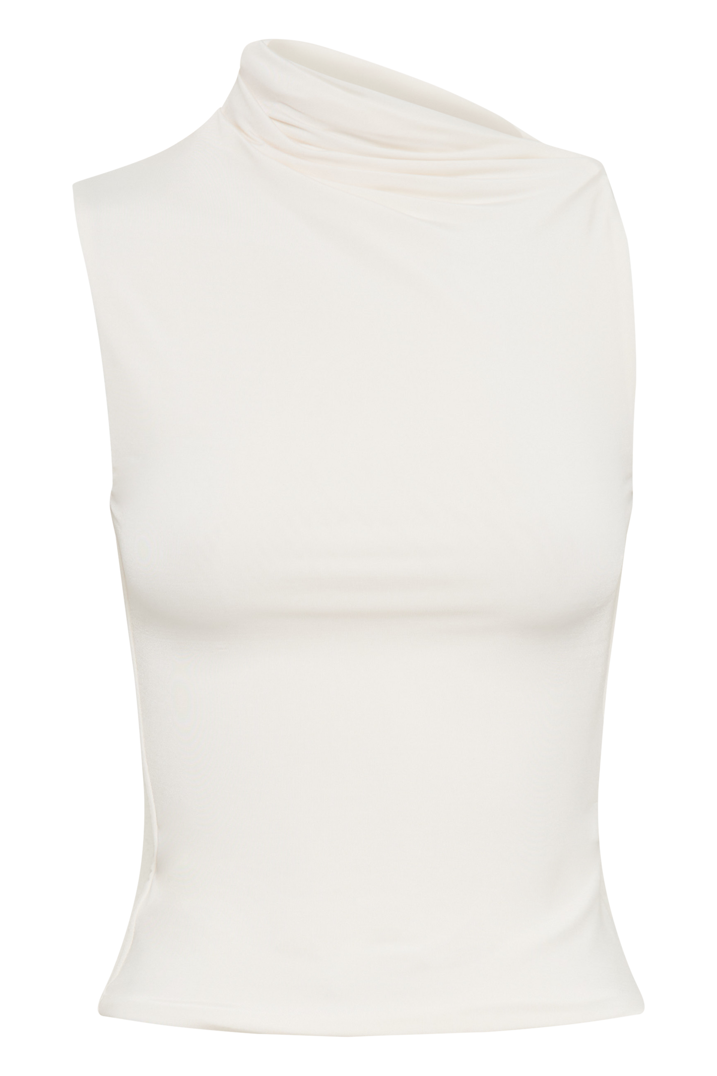 Hadleigh Sleeveless Slinky Top - Ivory