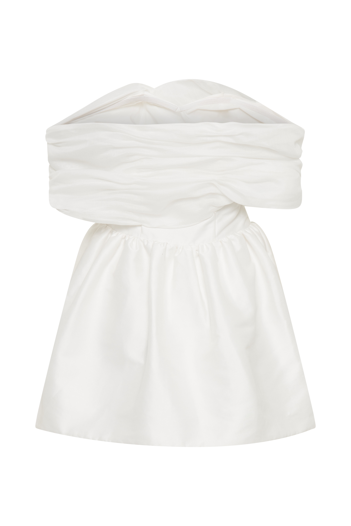 Tessa Structured Mini Dress - White