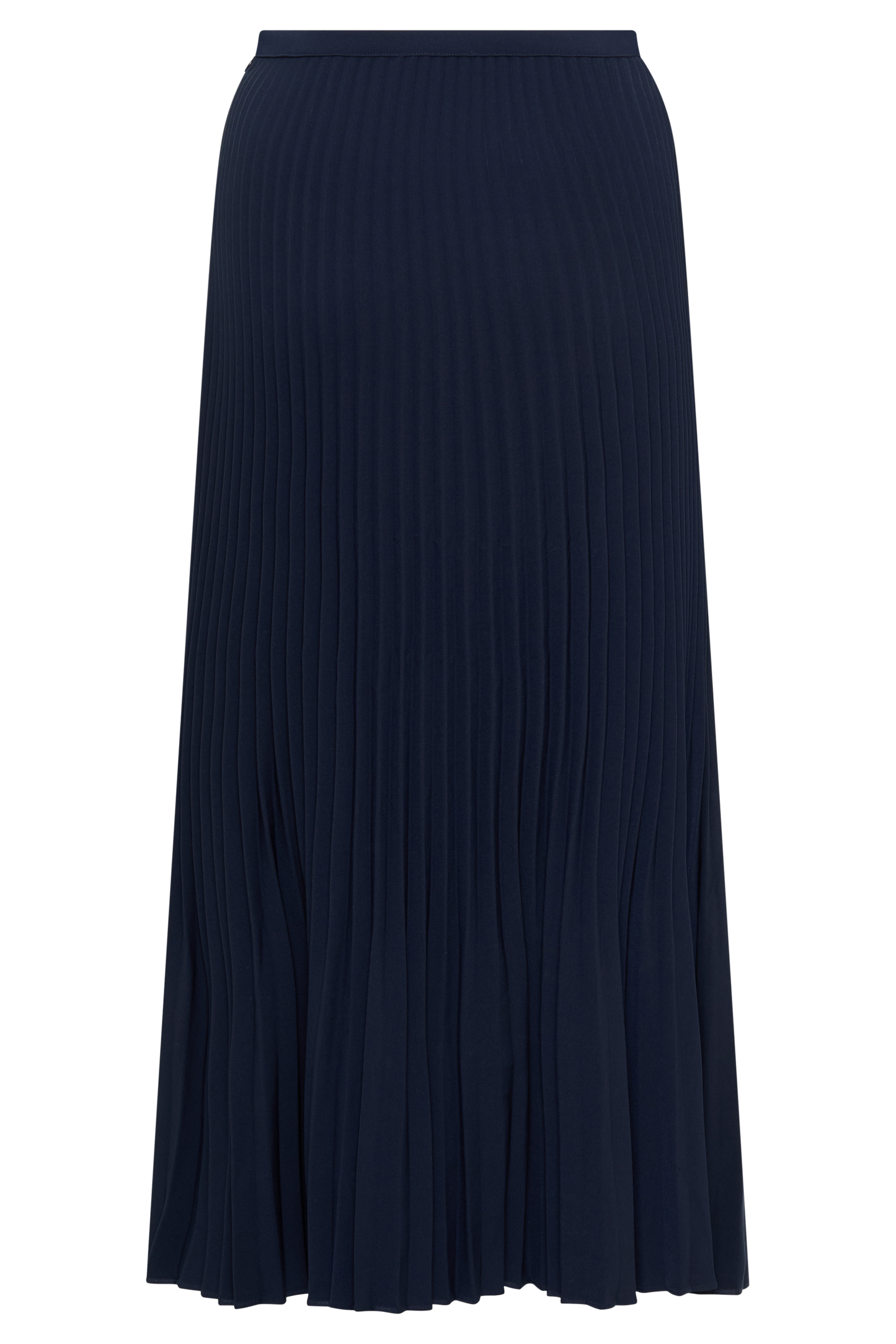 Twyla Pleated Suiting Maxi Skirt - Navy