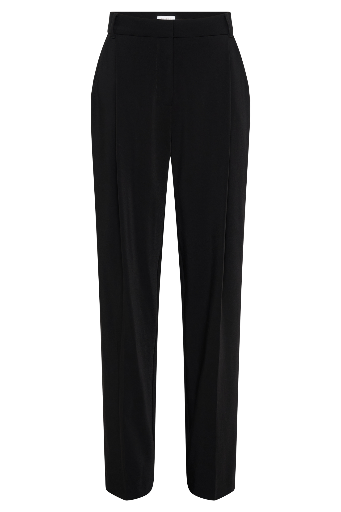 Amelie Suiting Straight Leg Pants - Black