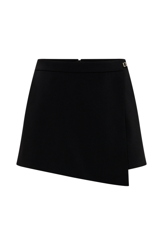 Celene Buckle Skort - Black