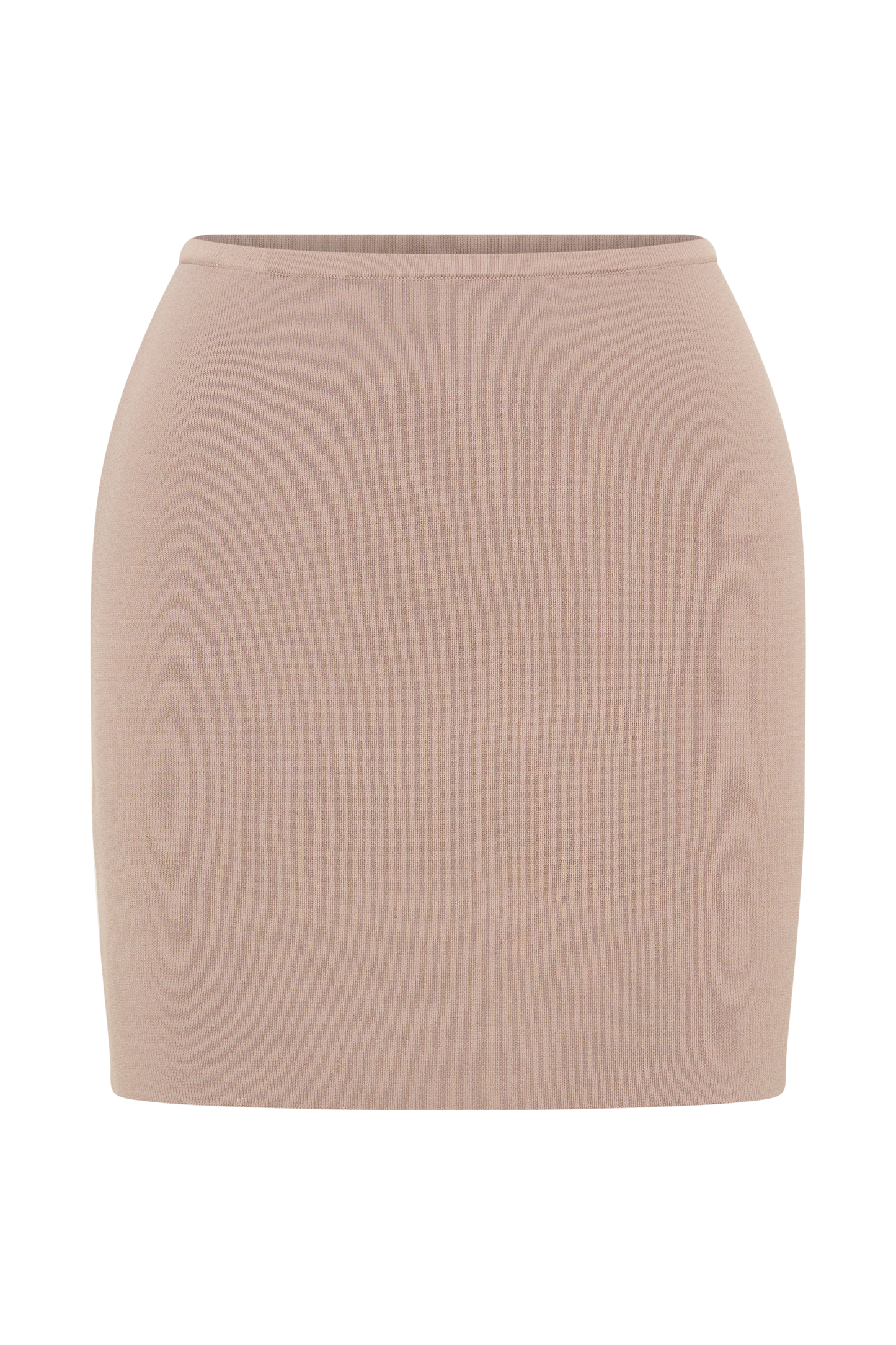 Klara Knit Mini Skirt - Taupe