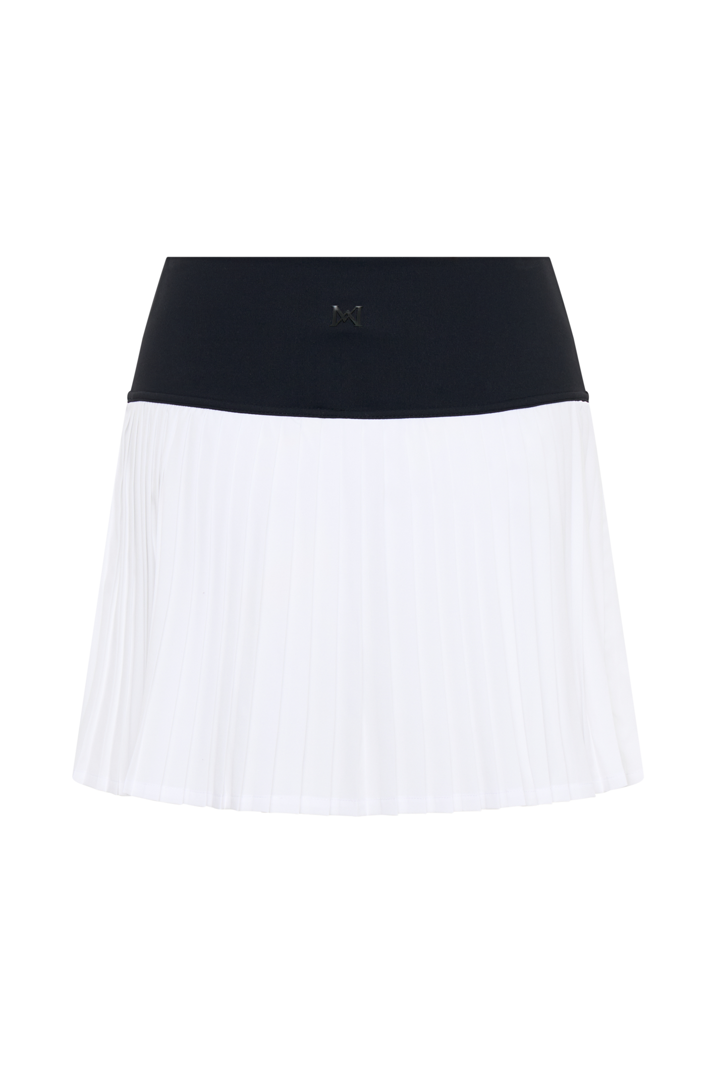 Denver Pleated Active Mini Skirt - Black/White