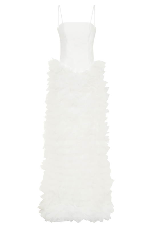 Magnolia Tiered Ruffle Maxi Dress - Ivory