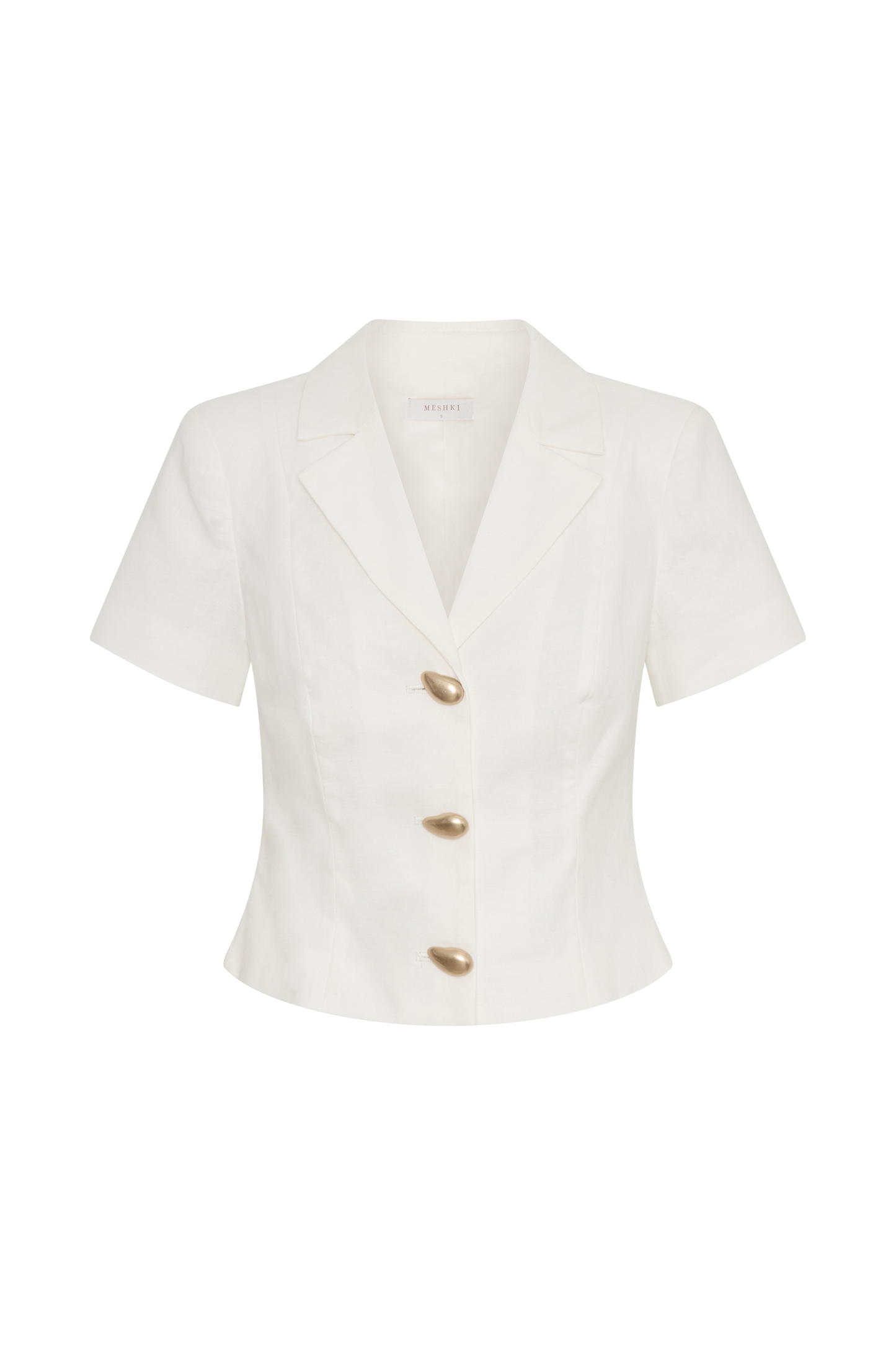 Ciara Linen Jacket - White