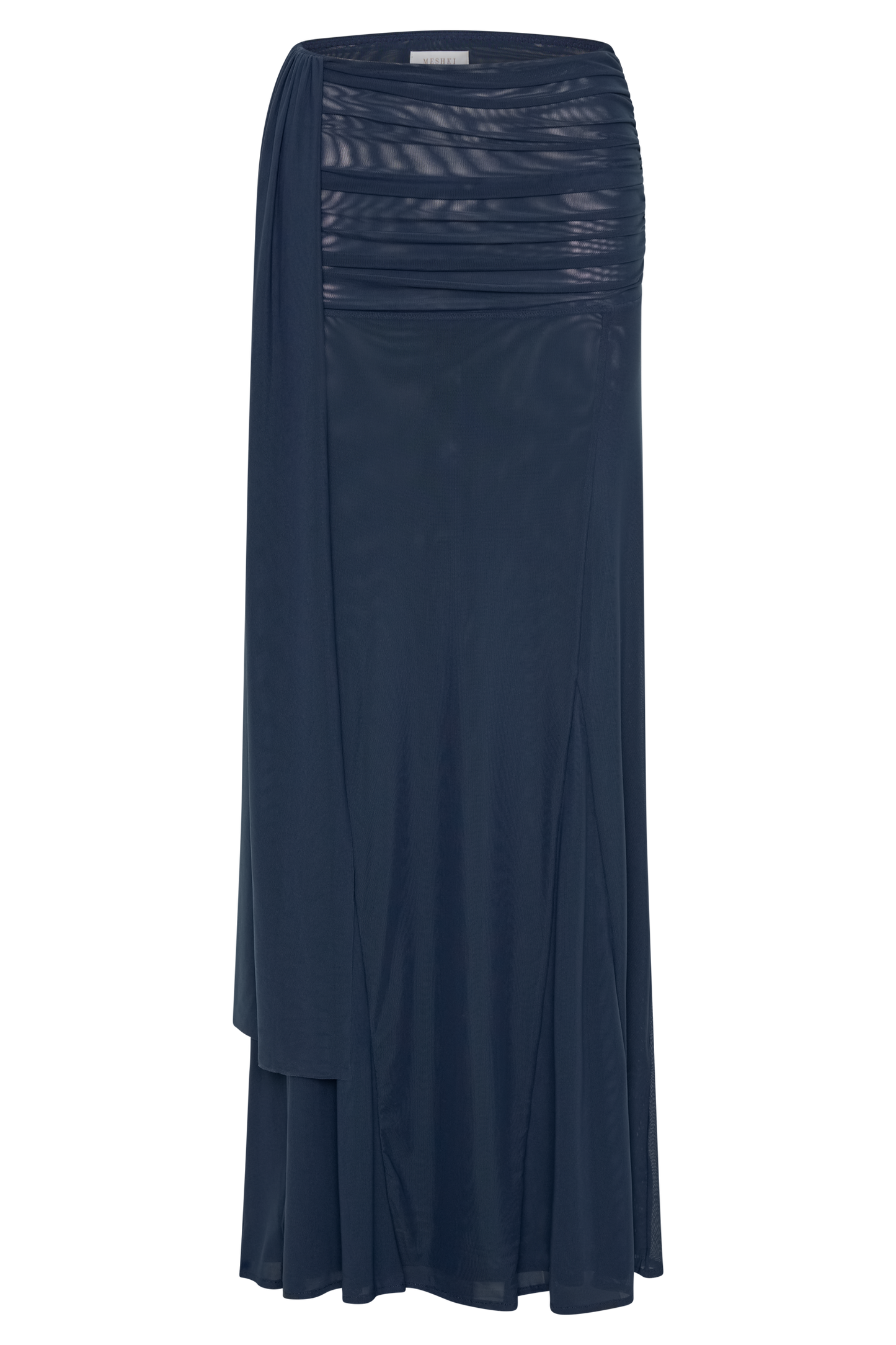 Arna Mesh Maxi Skirt - Midnight Blue