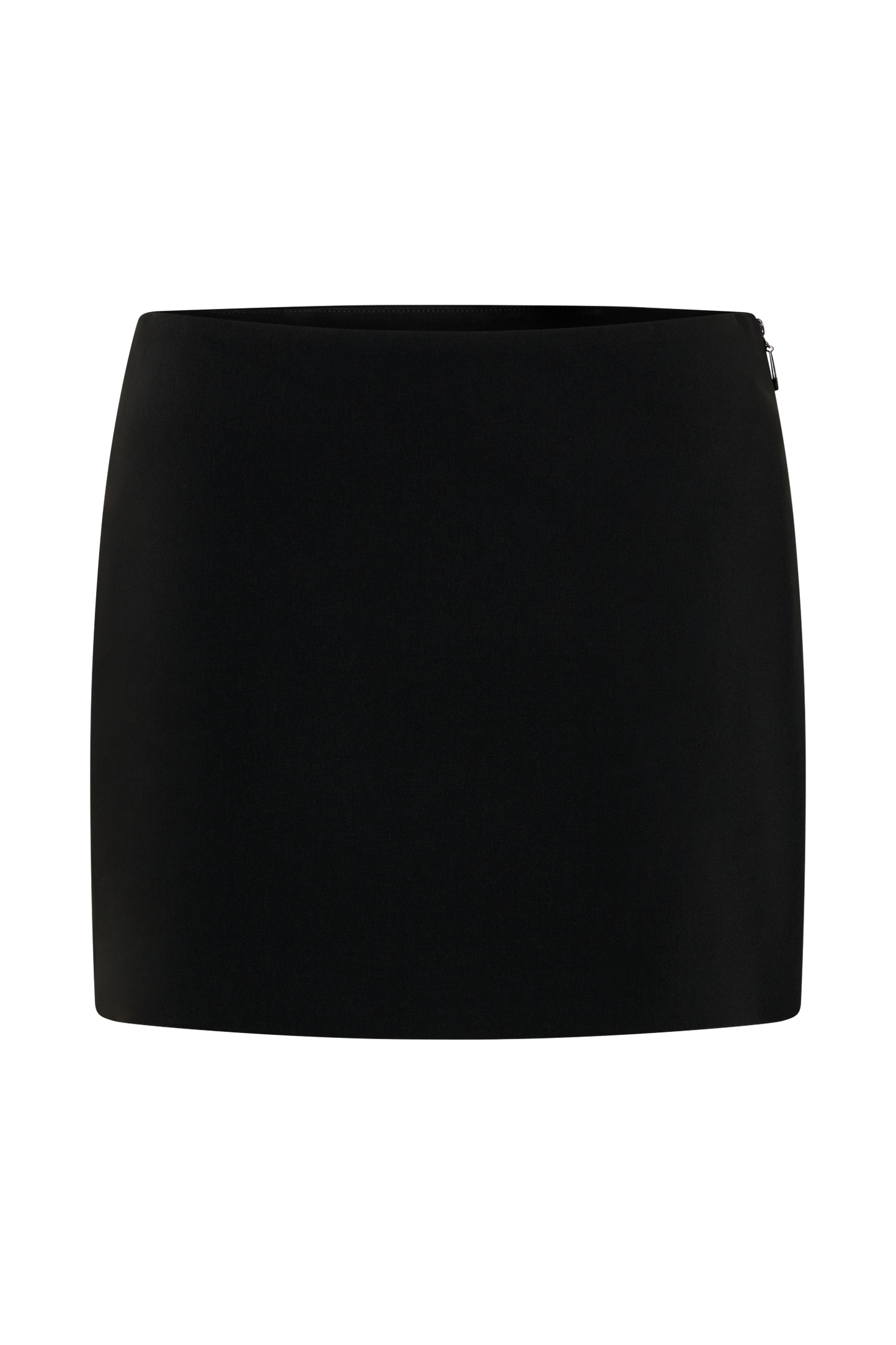 Aisha Suiting Mini Skirt - Black