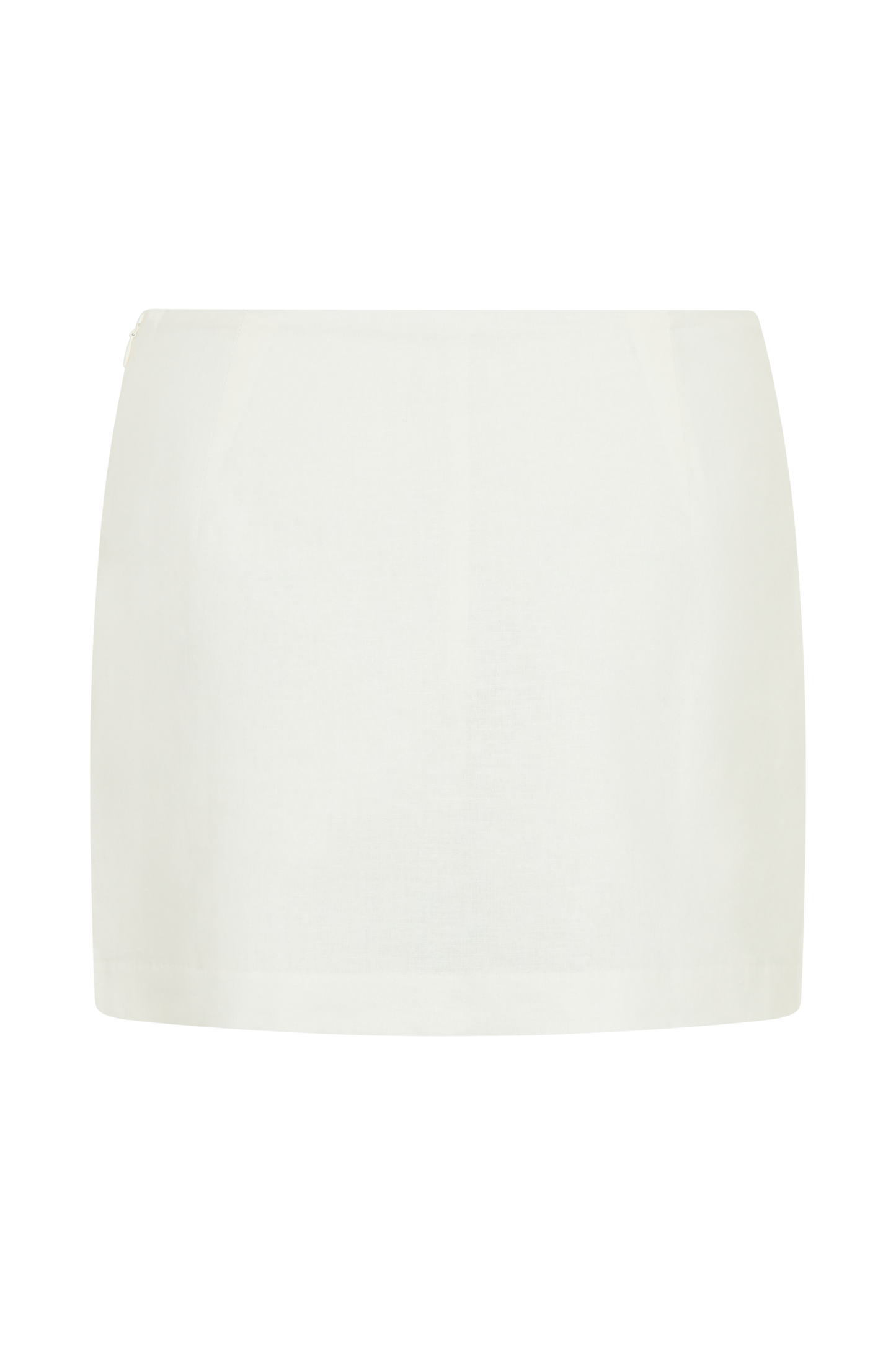 Ciara Linen Mini Skort - White