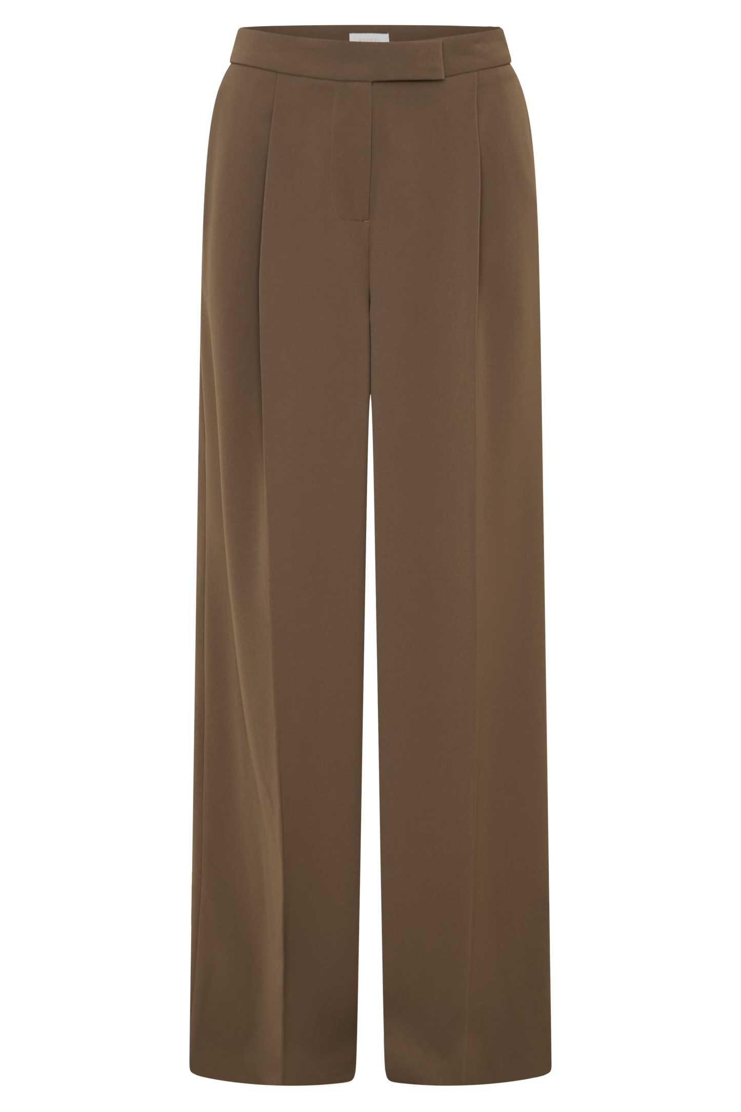 Faith Suiting Wide Leg Pant - Cacao Brown