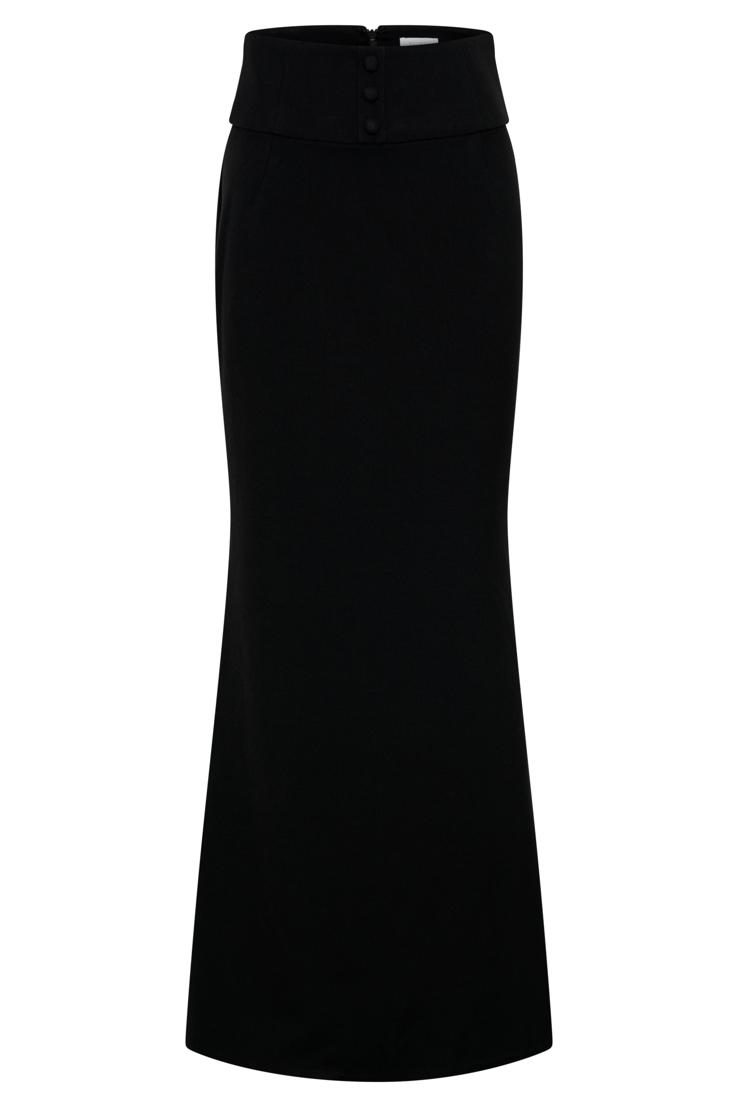 Grace Suiting Maxi Skirt - Black