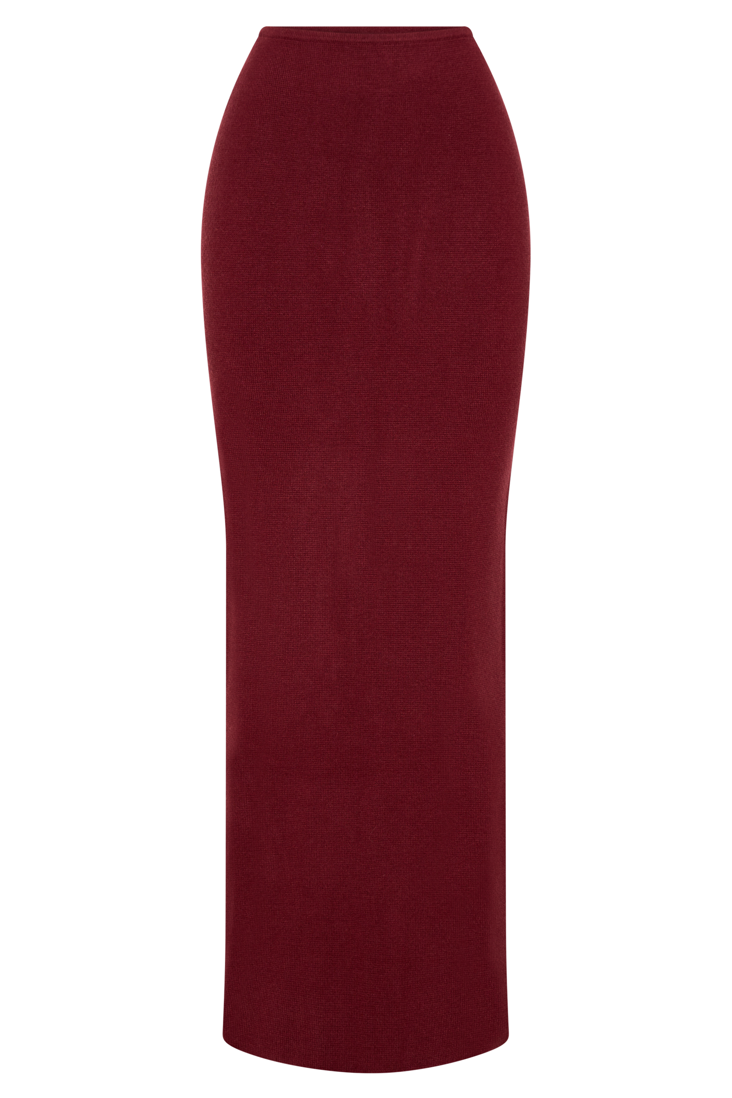 Kyle Knit Maxi Skirt - Cherry Red