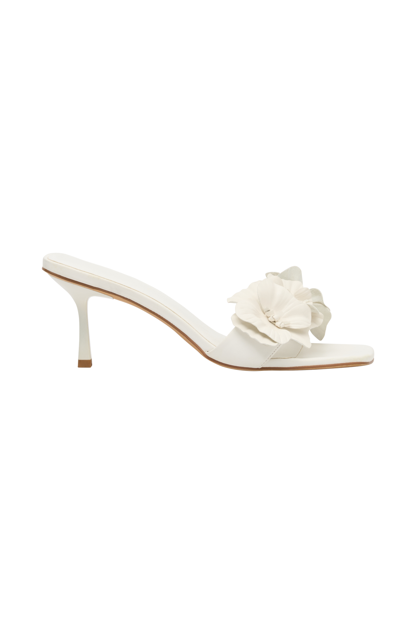 Melissa Floral Heels - Ivory