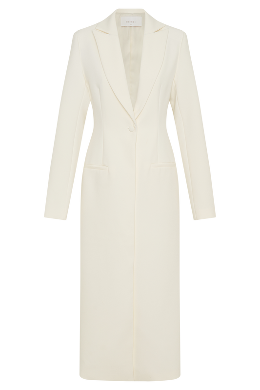 Caviar Suiting Coat - Ivory