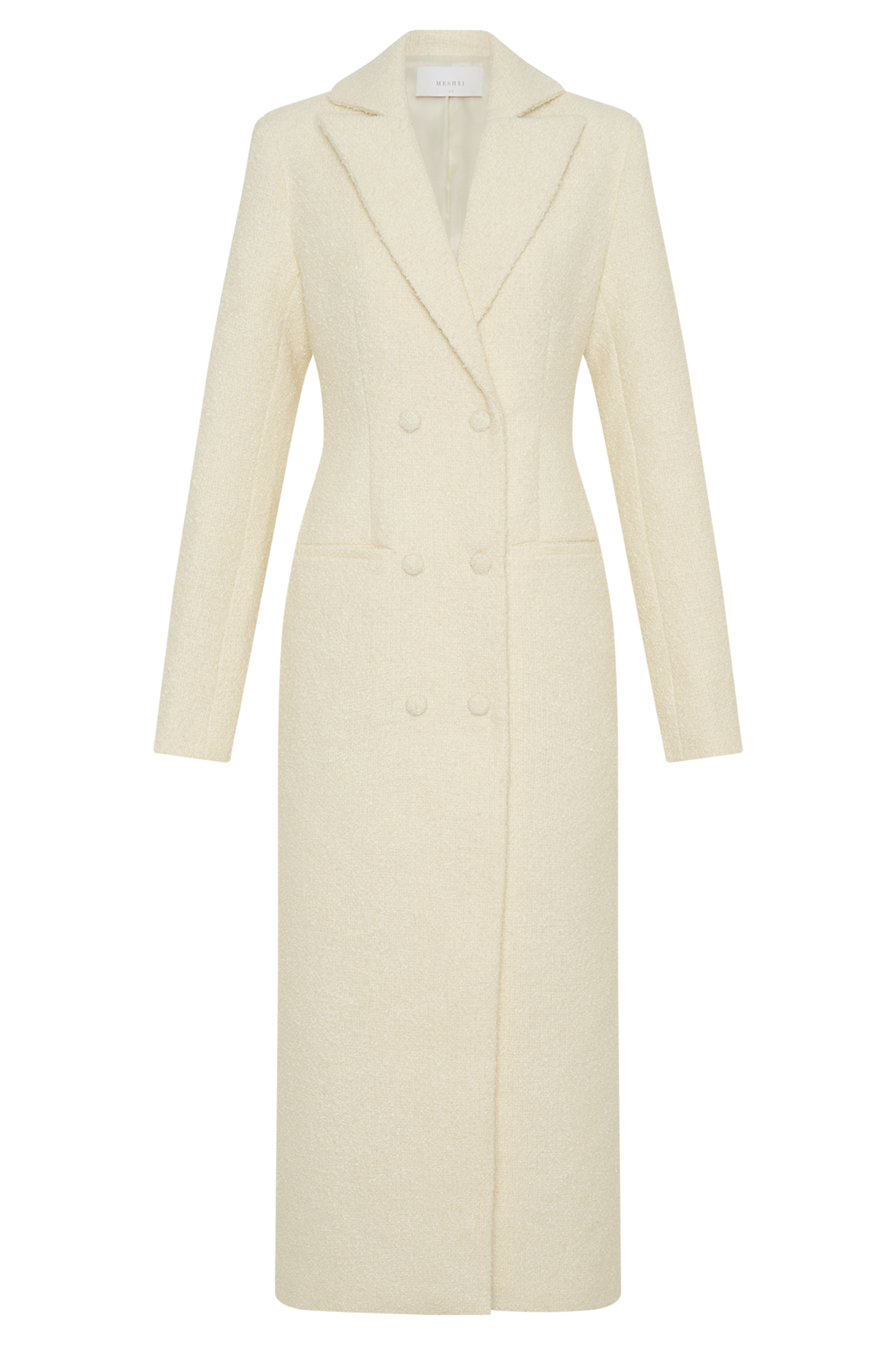 Carver Boucle Coat - Ivory