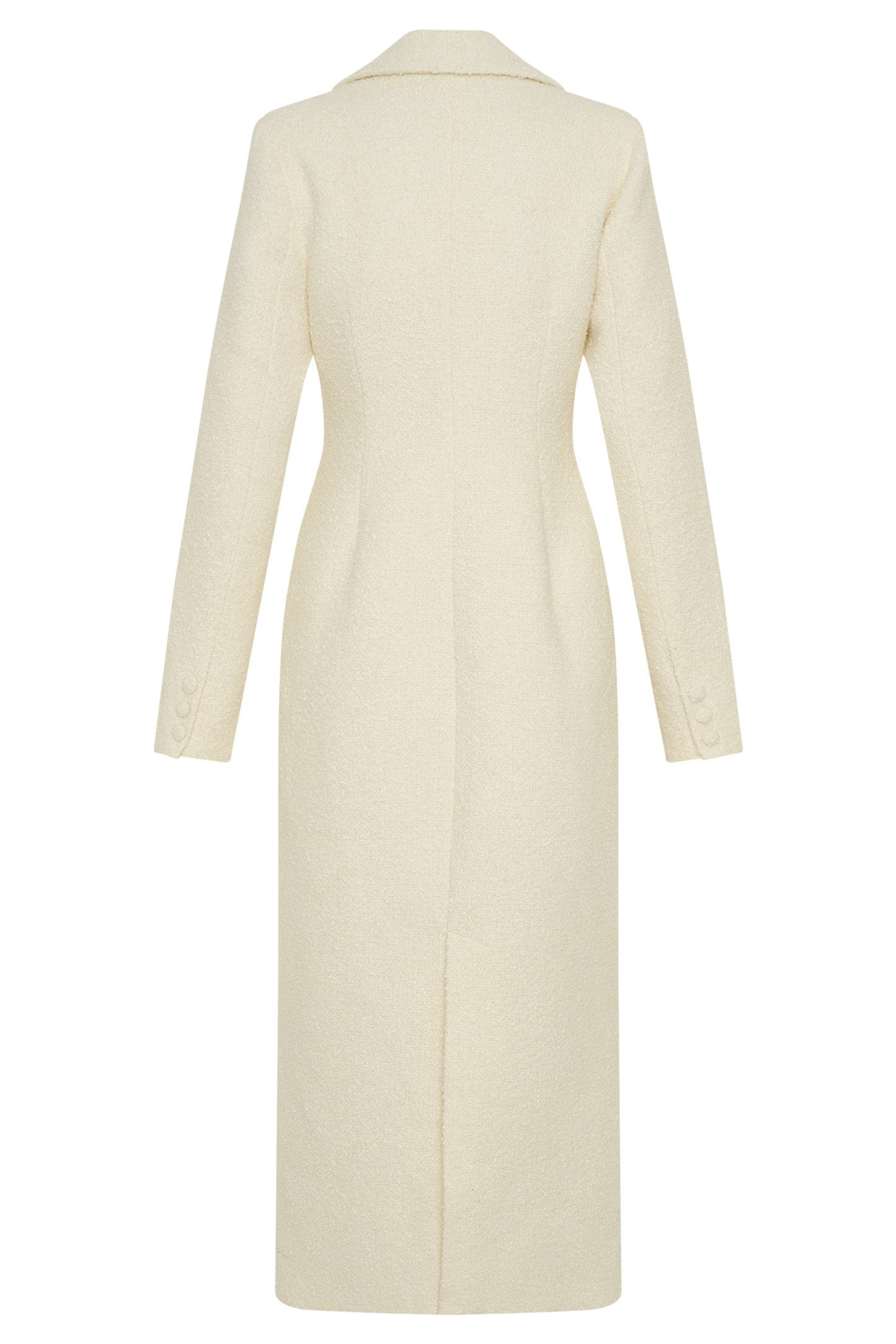 Carver Boucle Coat - Ivory