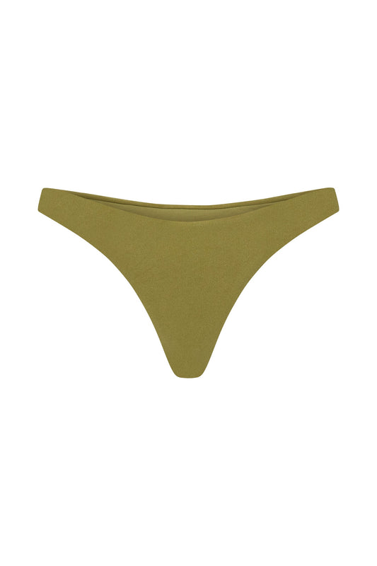 Bambi Cheeky Cut Bikini Bottoms - Olive