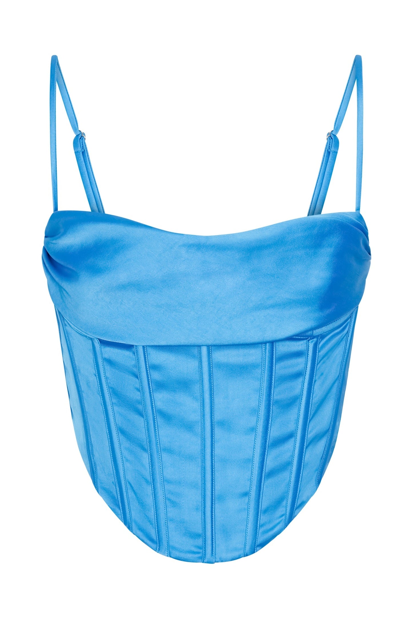 Cyra Corset Top - Azure Blue