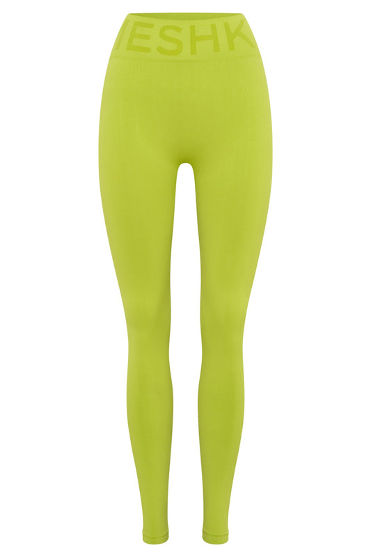 Leia Seamless Leggings - Lime Green