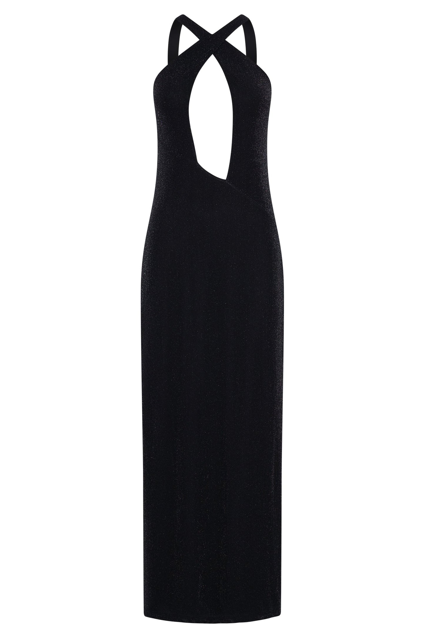 Solene Cut Out Maxi Dress - Black