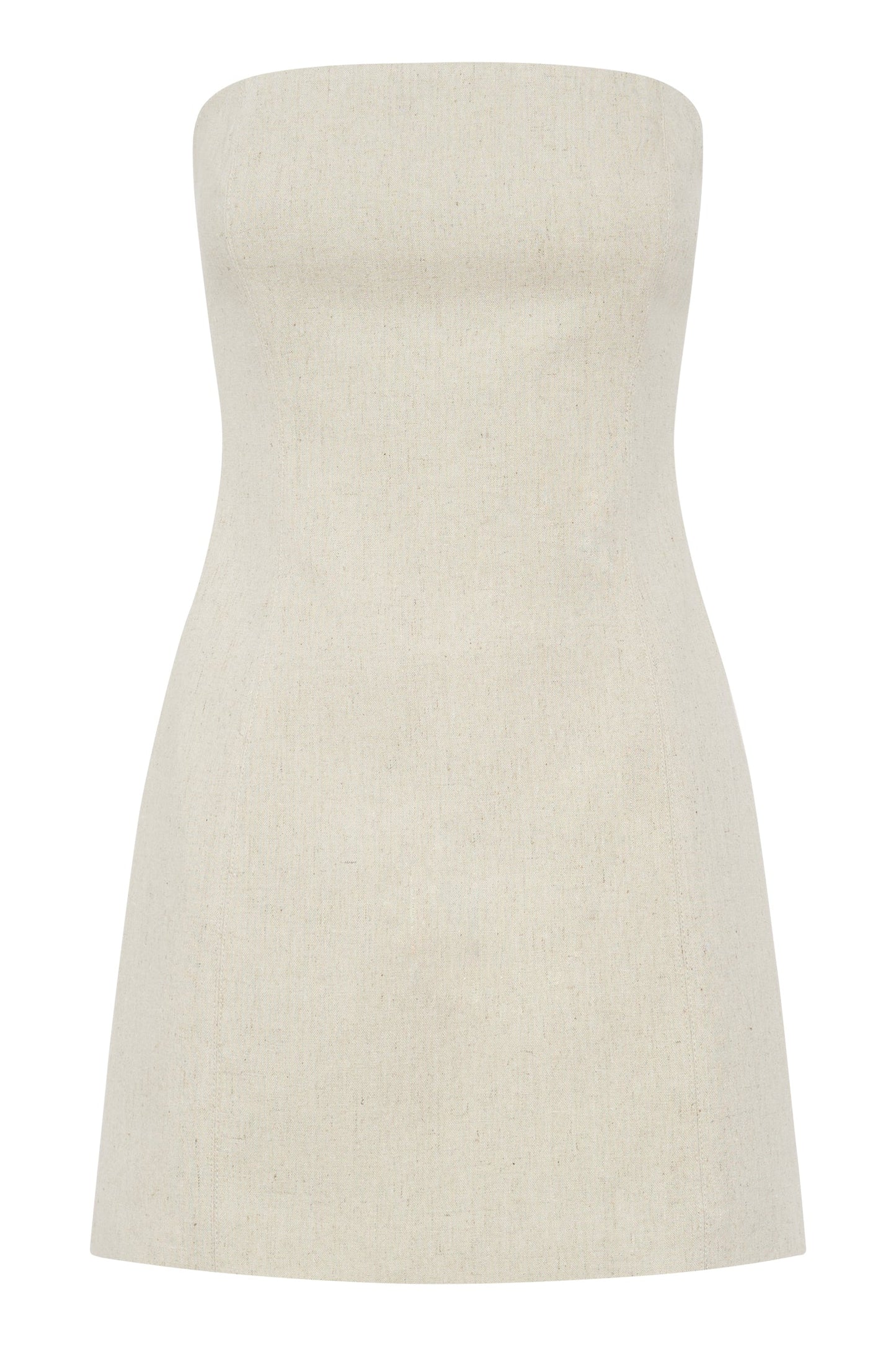 Maci Linen Mini Dress - Natural