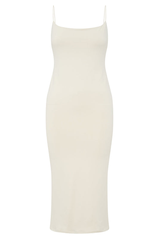 Sabine Backless Maxi Dress - Cream