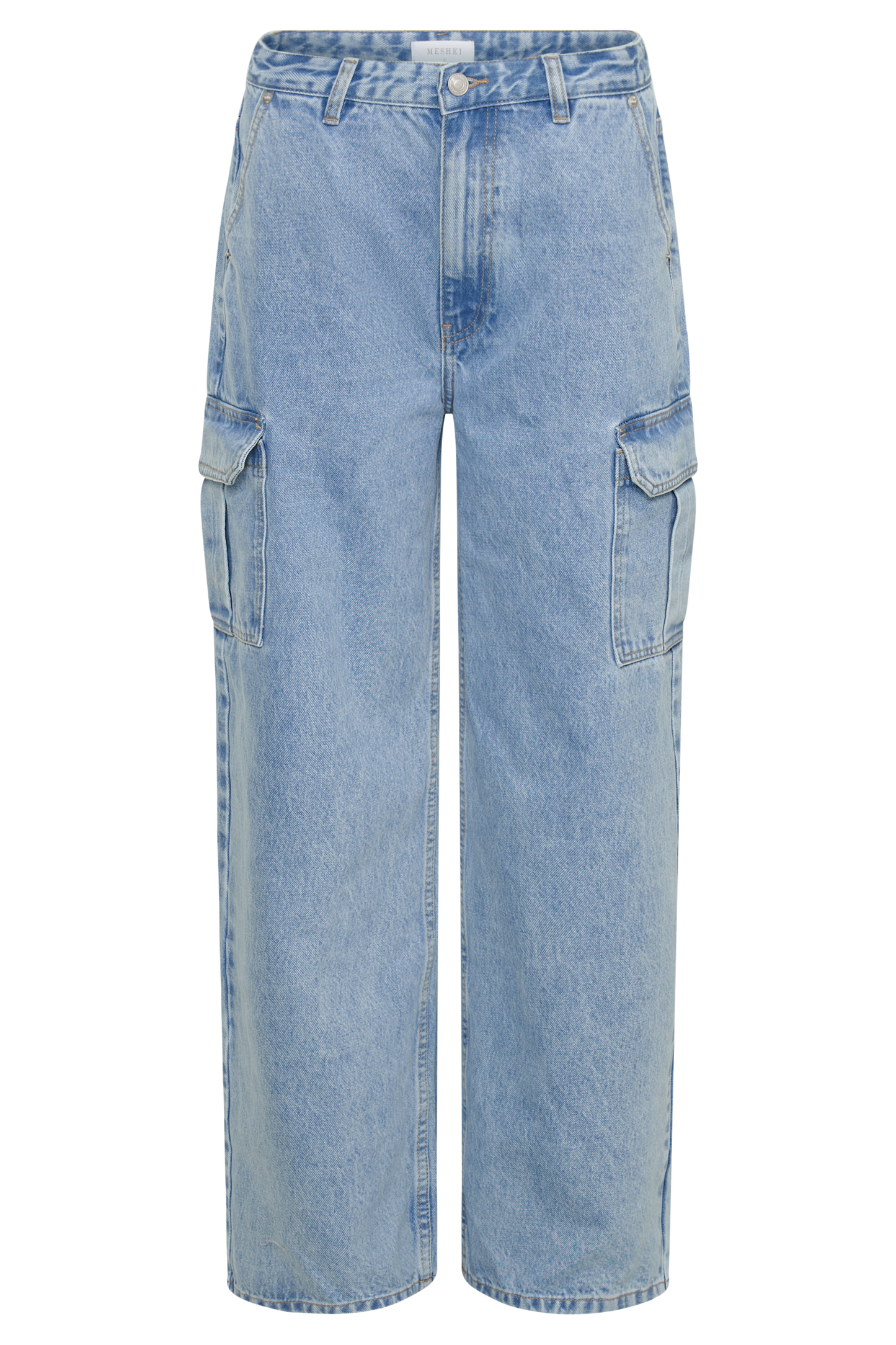 Jagger Mid Rise Oversized Denim Jean - Mid Blue