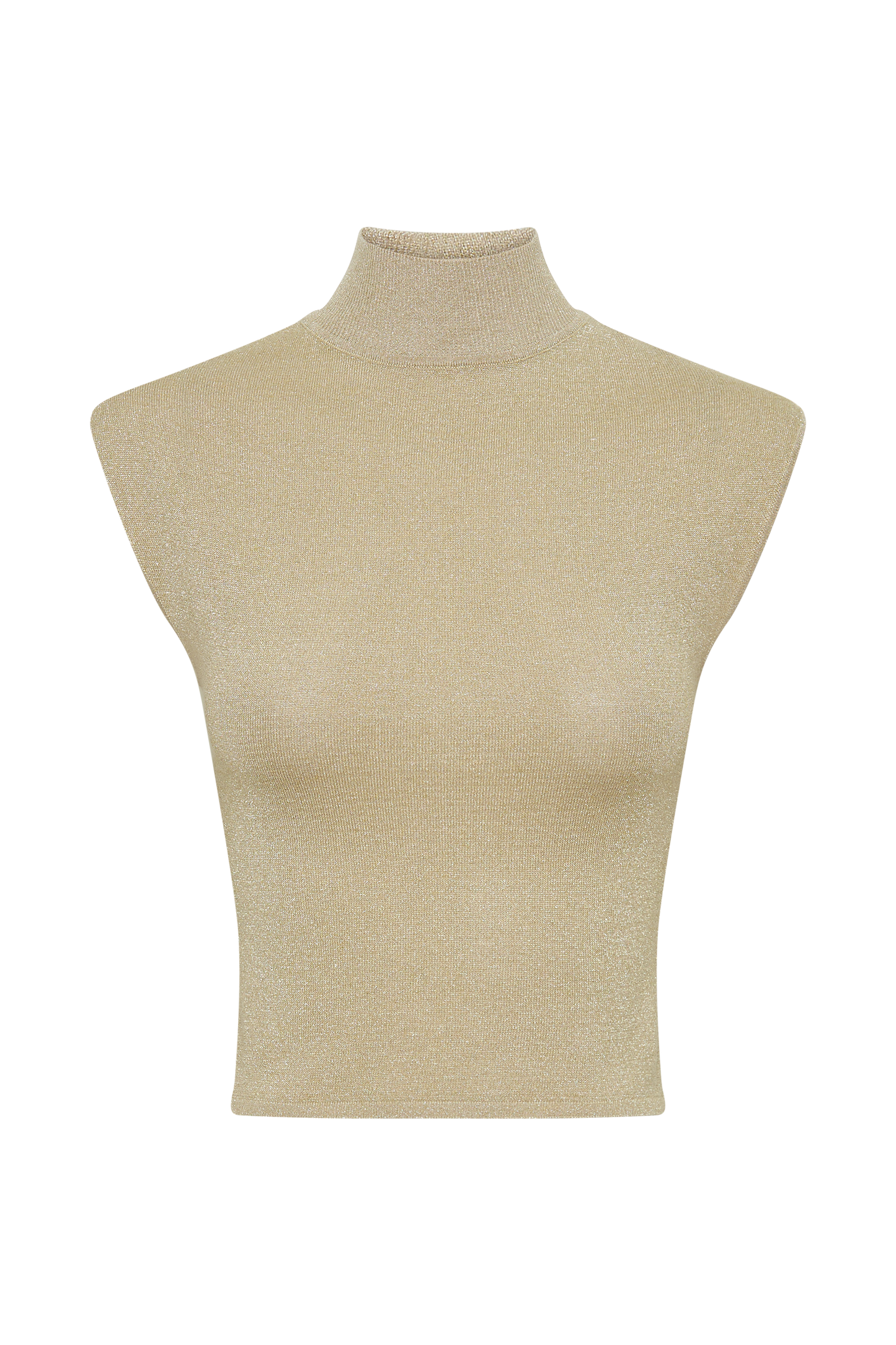 Reynalda Sleeveless Knit Top - Gold