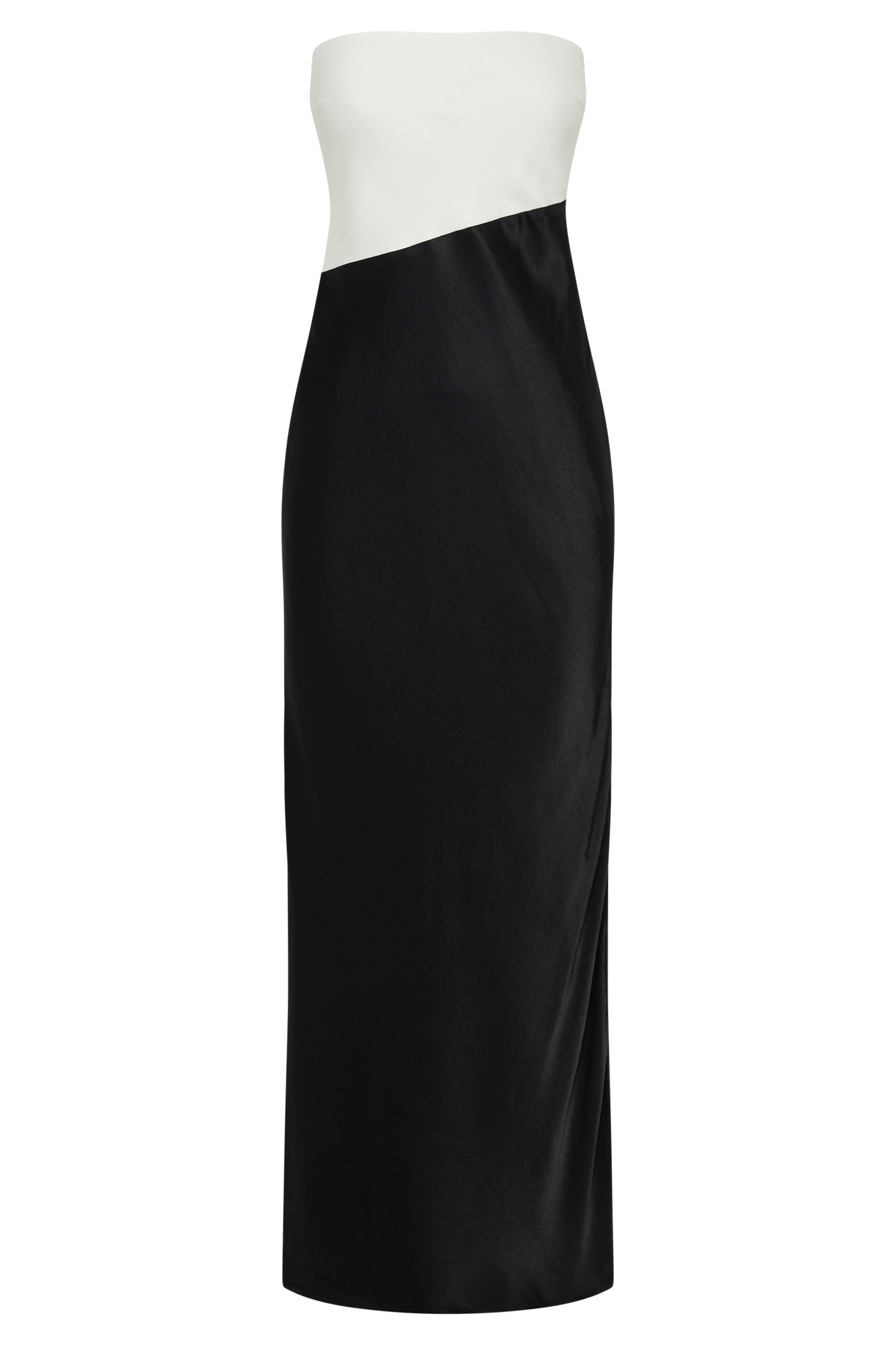 Miranda Contrast Maxi Dress - Black/White