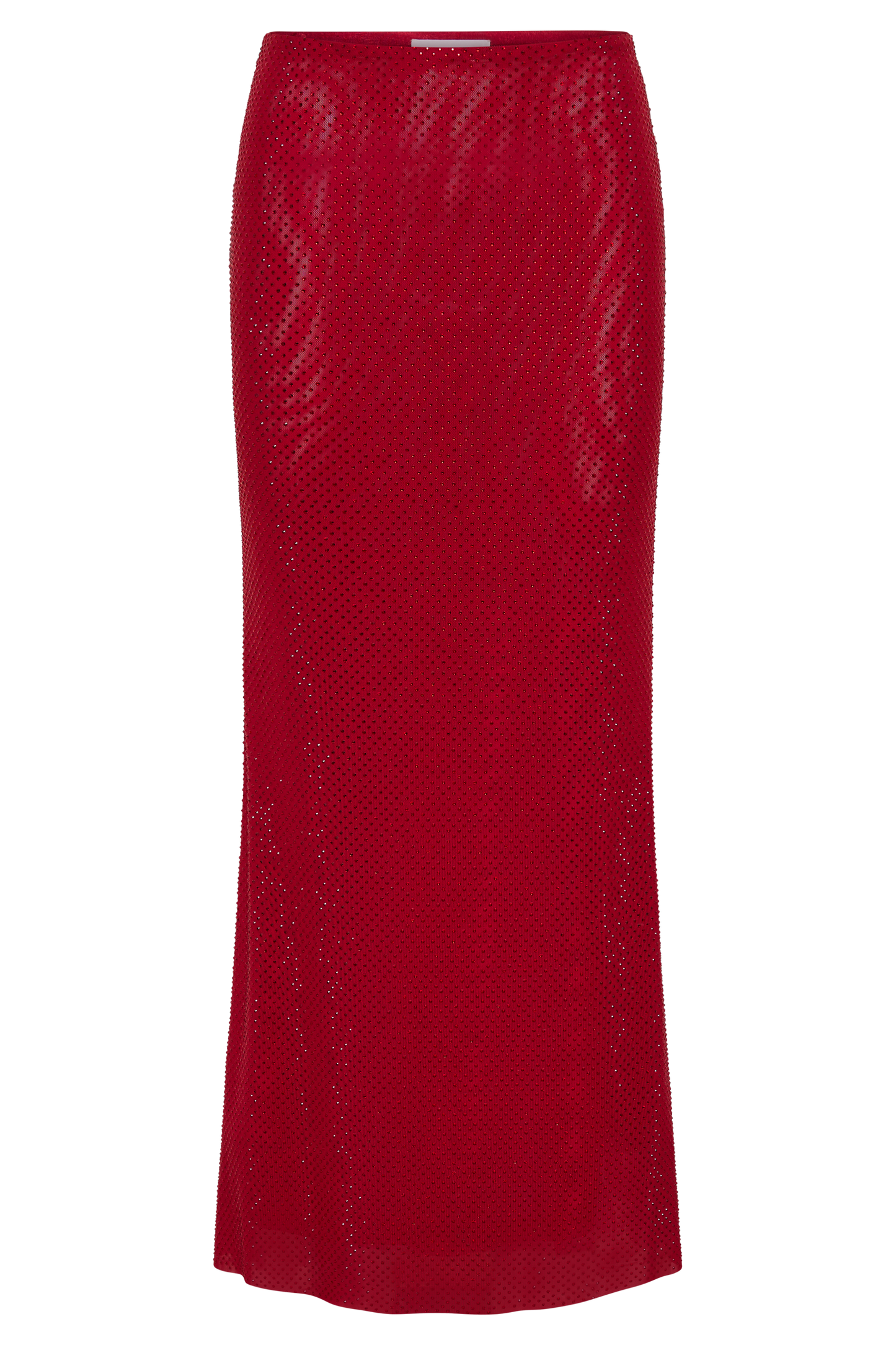 Erika Diamante Maxi Skirt - Vermilion Red