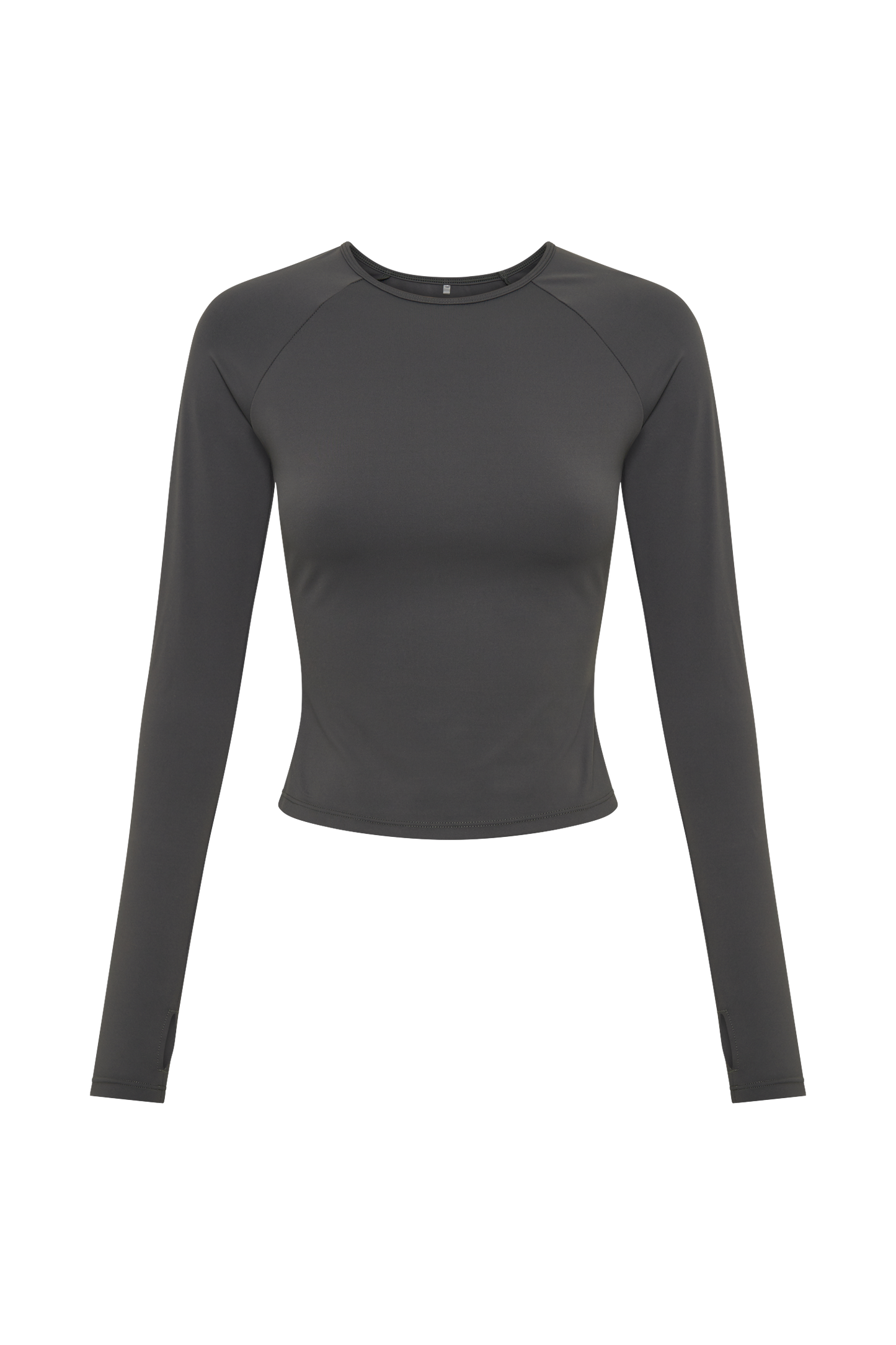 Venus Long Sleeve Top - Charcoal