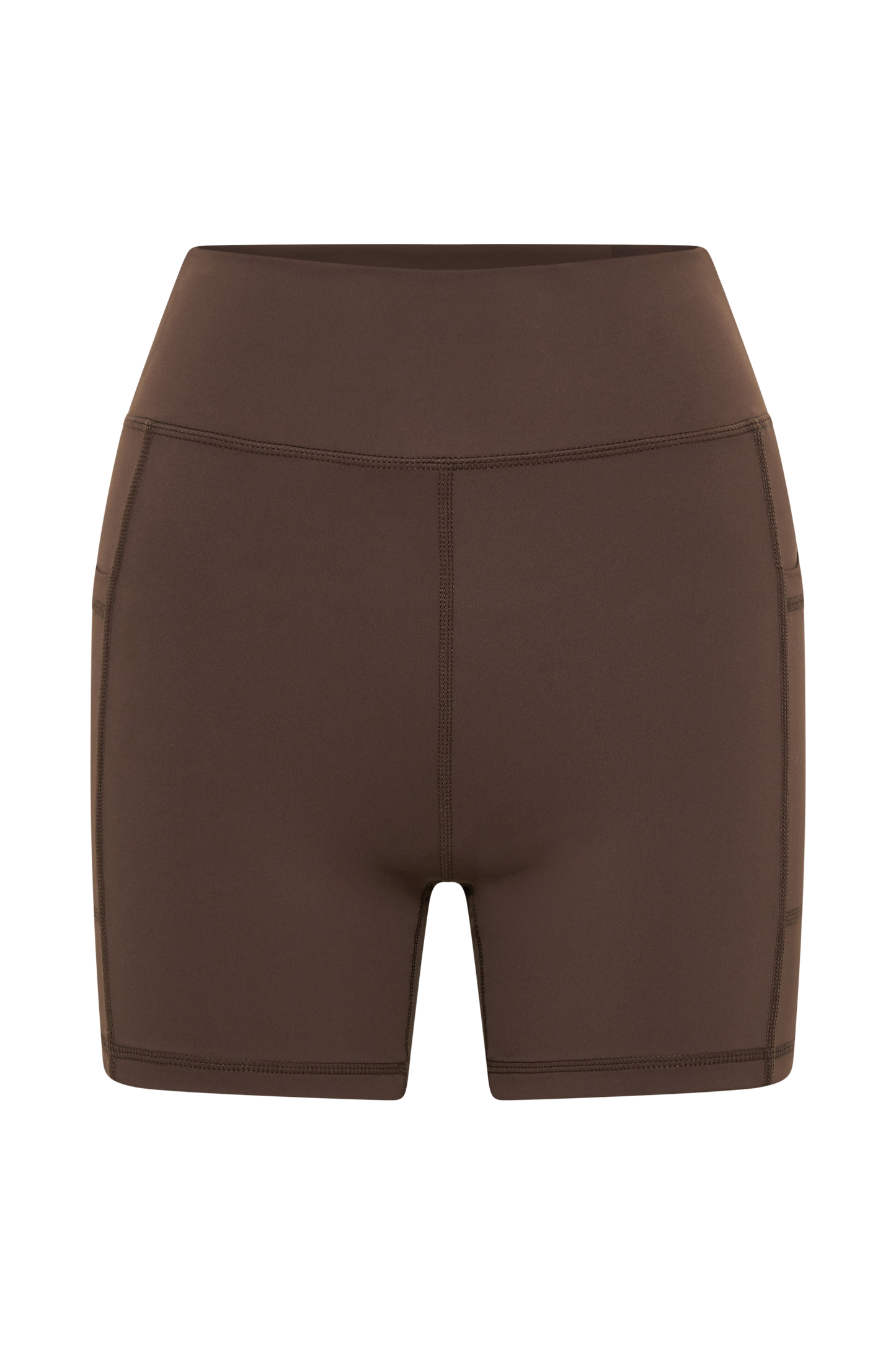 Martina Bike Shorts With Pocket - Dark Chocolate