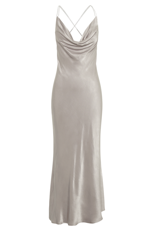 Kalani Chain Maxi Dress - Silver