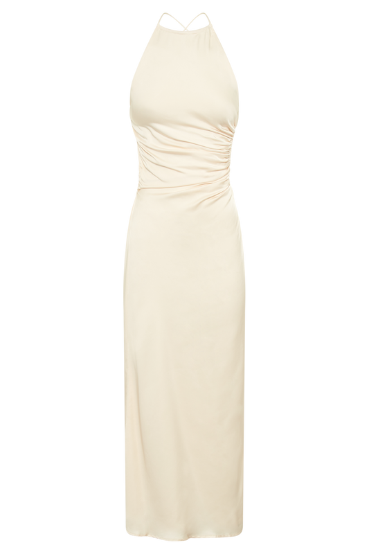 Rosalina Cut Out Maxi Dress - Ivory