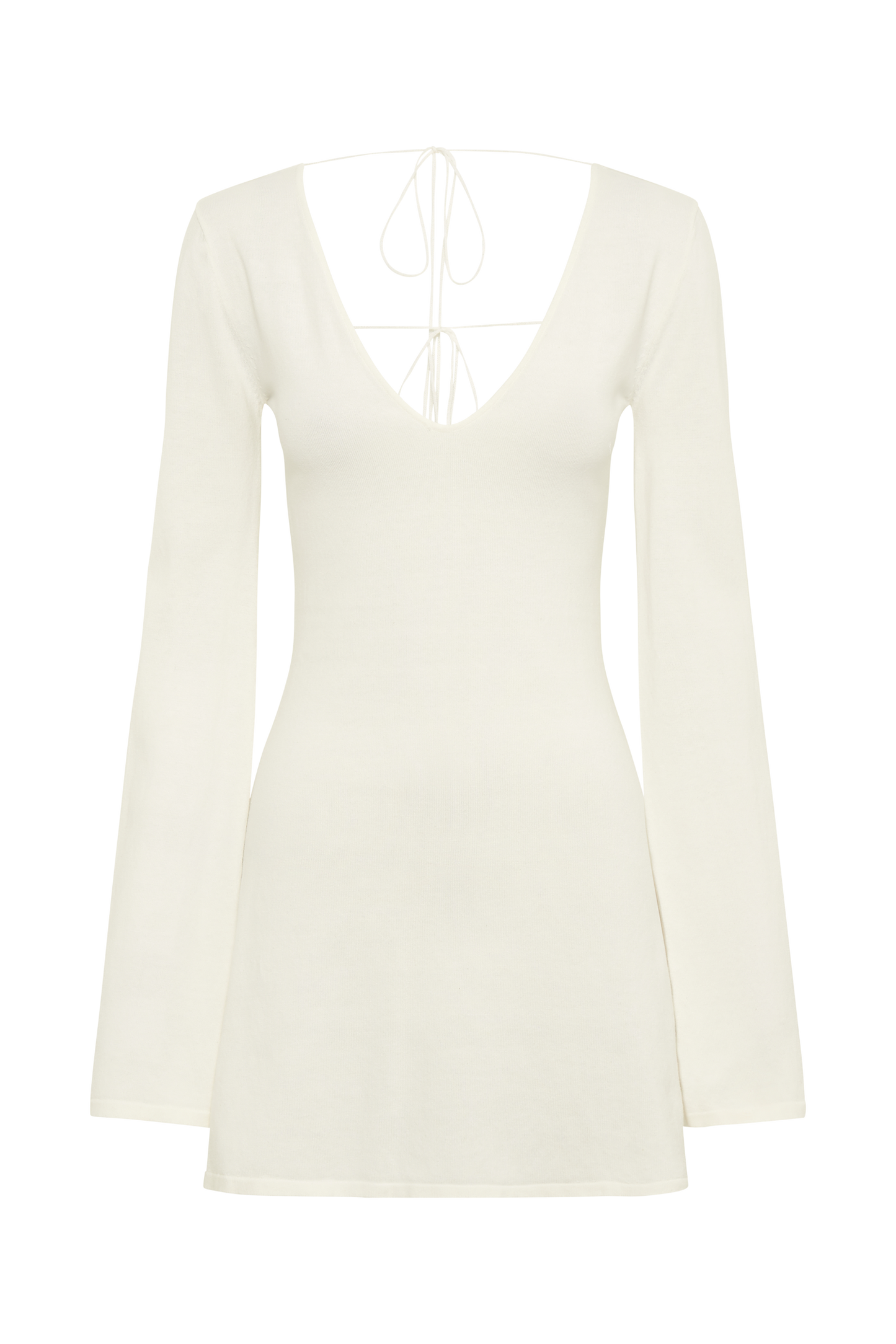 Jayda Knit Mini Dress - Ivory