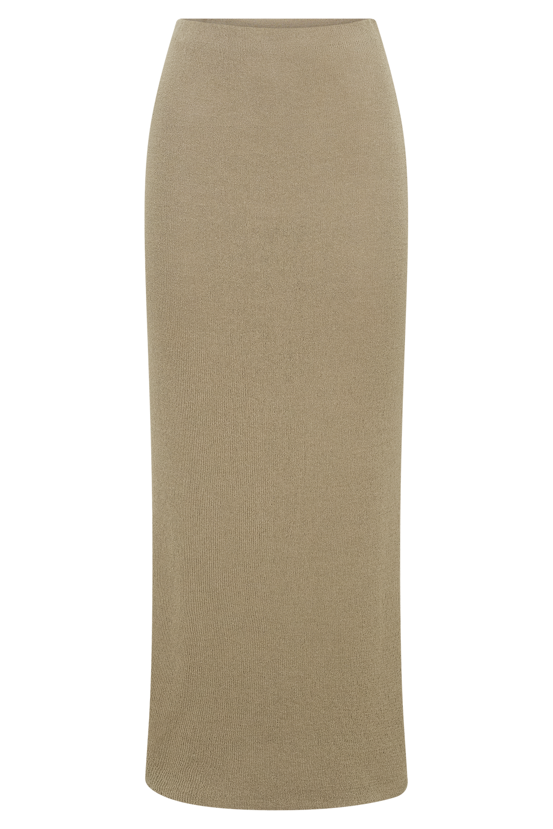 Maribelle Knit Maxi Skirt - Taupe- MESHKI U.S