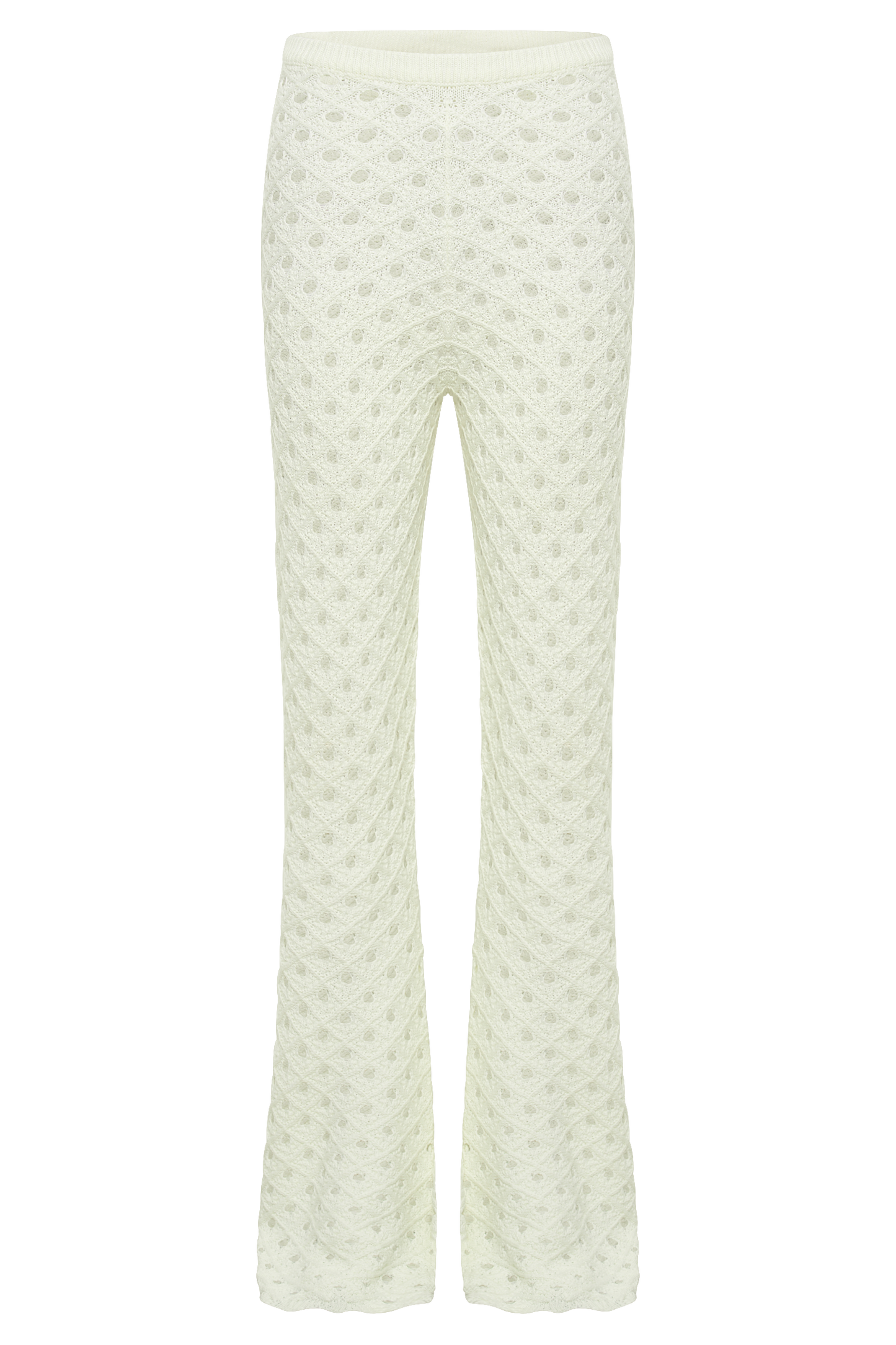 Santana Crochet Pants - Ivory