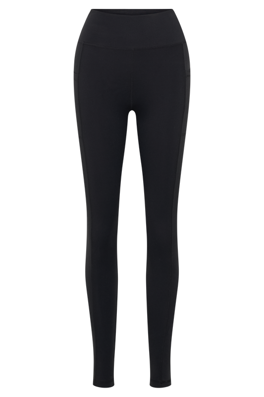 Briar V Back Leggings With Pockets - Black