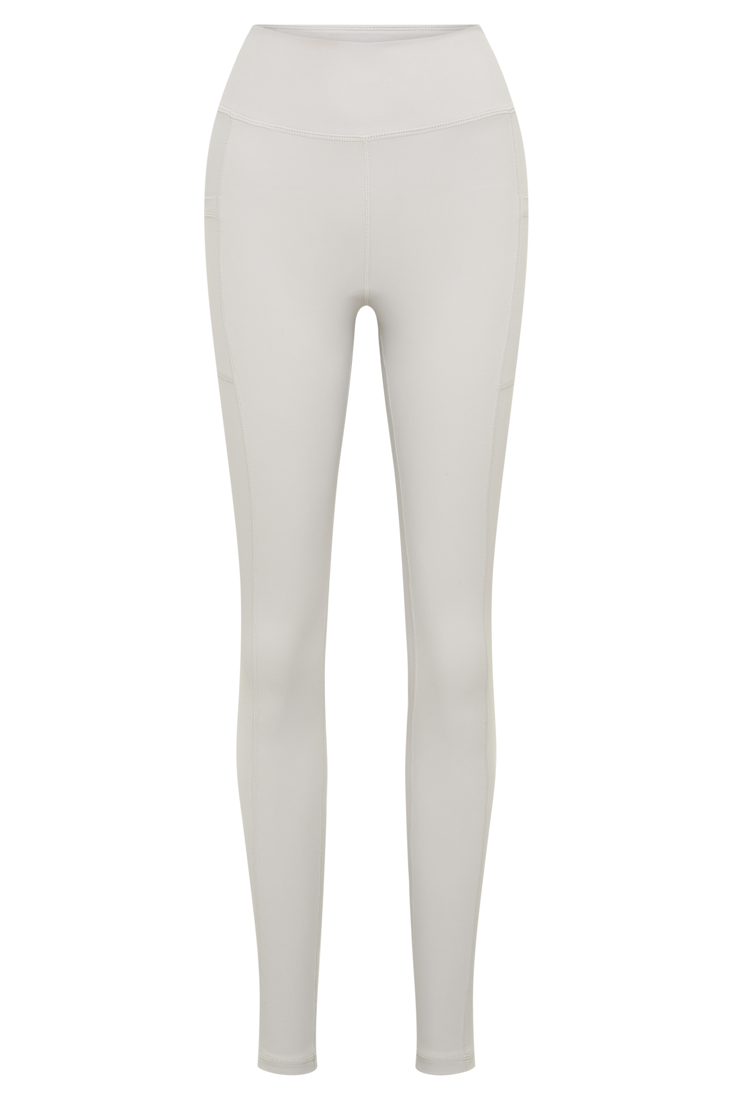 Briar V Back Leggings With Pockets - Ice Grey