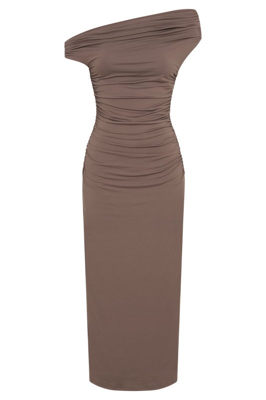 Alayna Recycled Nylon Midi Dress - Coco