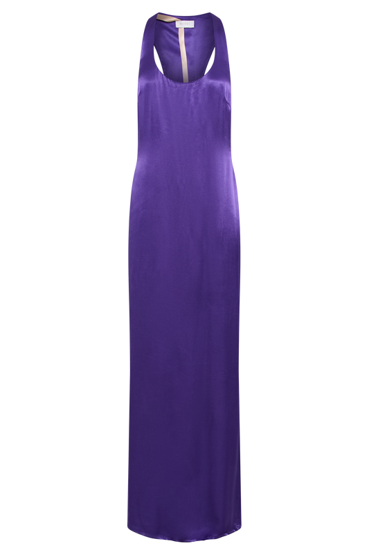 Jacquelyn Racerback Maxi Dress - Deep Purple