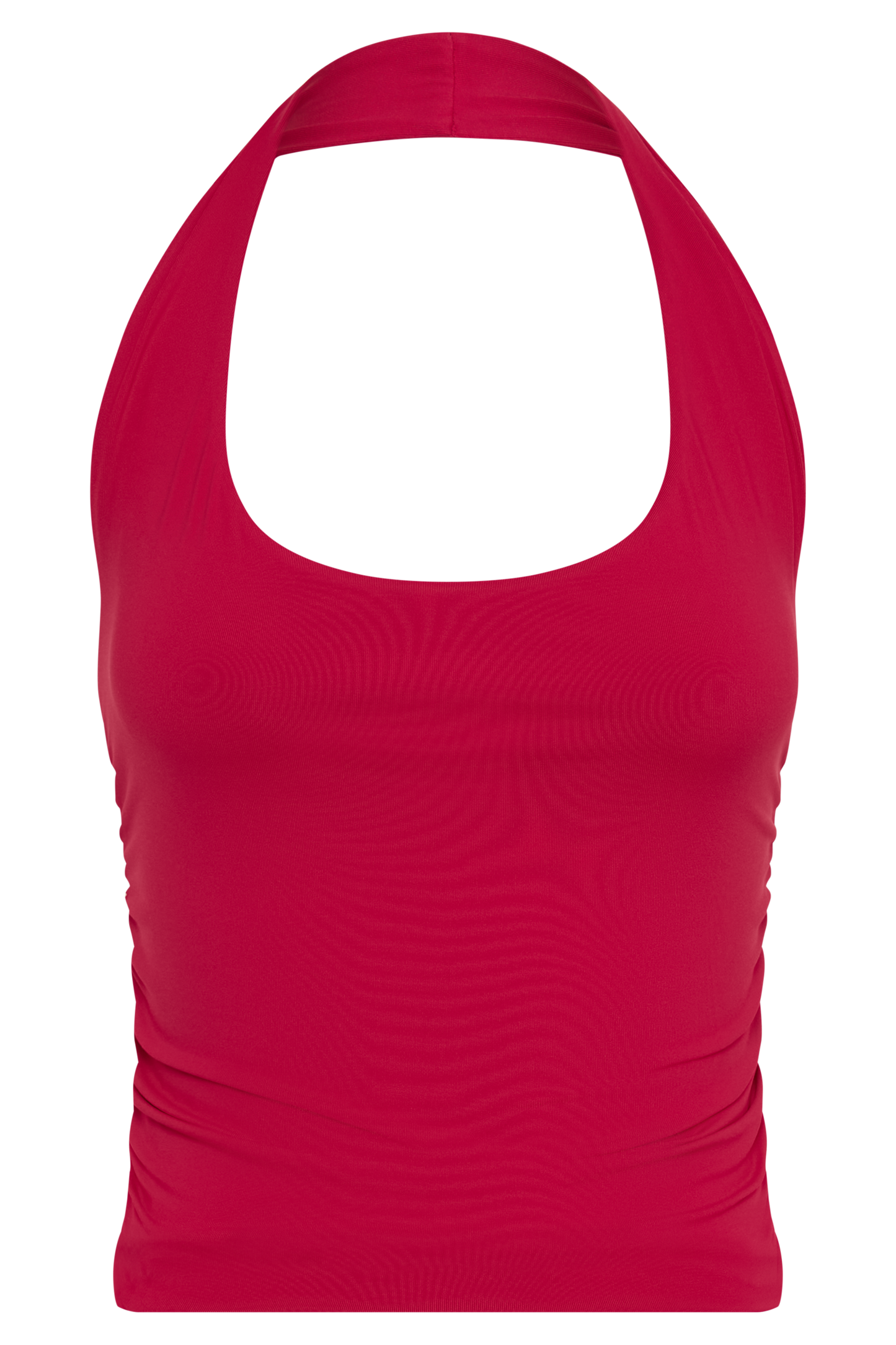 Marie Recycled Nylon Halter Top - Red