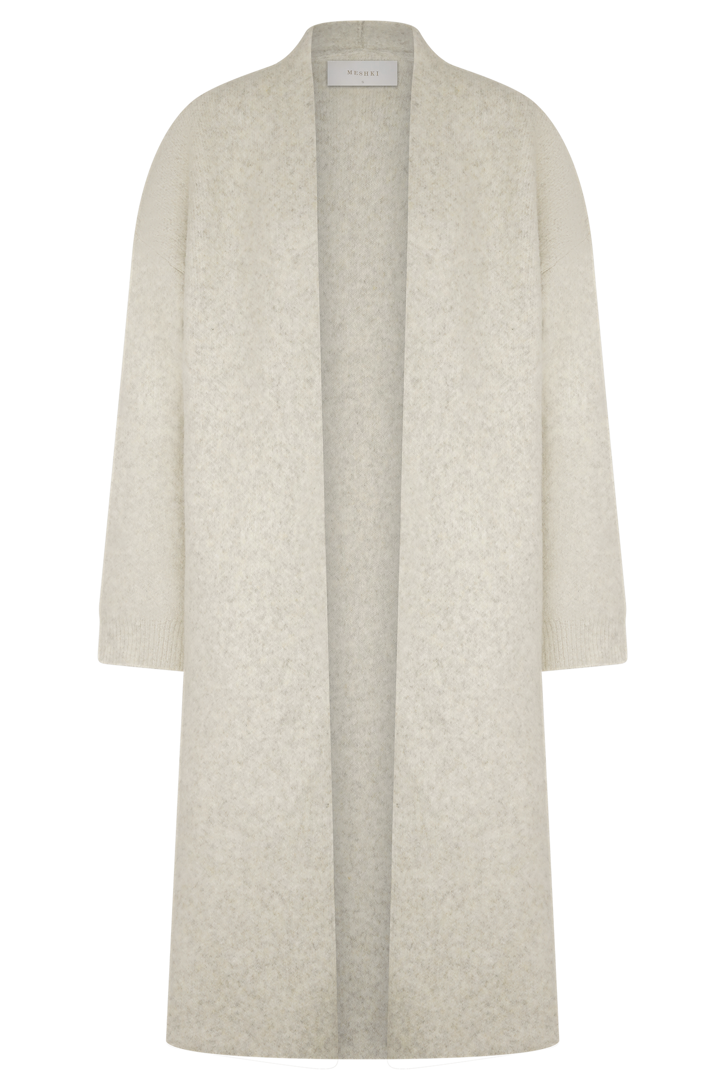 Benson Maxi Knit Cardigan - Cream Marle