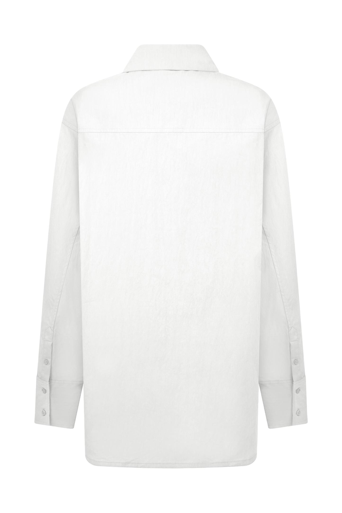 Campbell Cotton Oversized Shirt - White