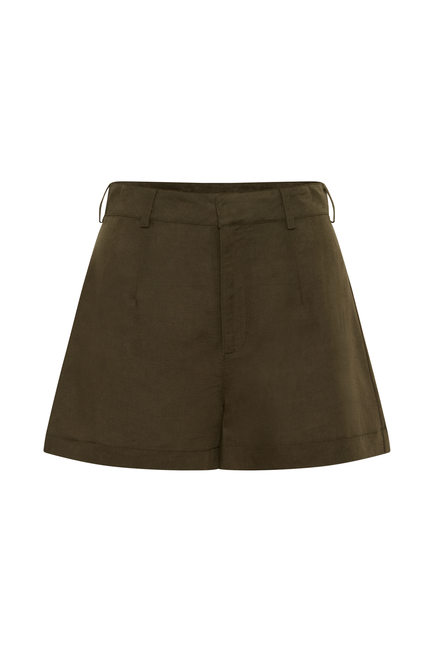 Jadri Linen Shorts - Khaki